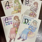 人物ステッカー　ガール　セット