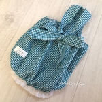 胴38~40♪バルーンキャミワンピ＊ブルーギンガム