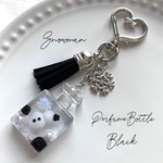 snowman＊香水ボトルキーホルダー BLACK