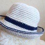 初夏のコットン帽子