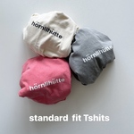standard fit size / ヴィンテージライク半袖Tシャツ / hornlihutte / 全3色