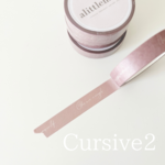 alittlemini 　１㎝ maskingtape　Cursive2