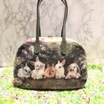 アッシュデザイン💗うさぎの森🌳BOX型バッグ➕ポーチ付き