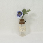 30%off 布花　ガラスボトルに布花を　ブローチ　351