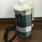ペットボトルカバー　水筒カバー　ショルダー　500ｍｌ ねこ