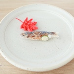 【受注製作】こんがり焼けた秋刀魚の羊毛ブローチ
