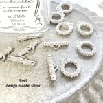 8set★parts・design mantel silver （マンテルパーツ）