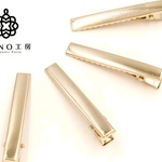 【ha-5】55mm ヘアクリップ ゴールド★10個★レジン デコレーション 髪 ヘアアレンジ クリップ ヘアアクセ