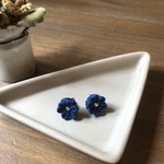 💙花一輪ピアス(青)💙