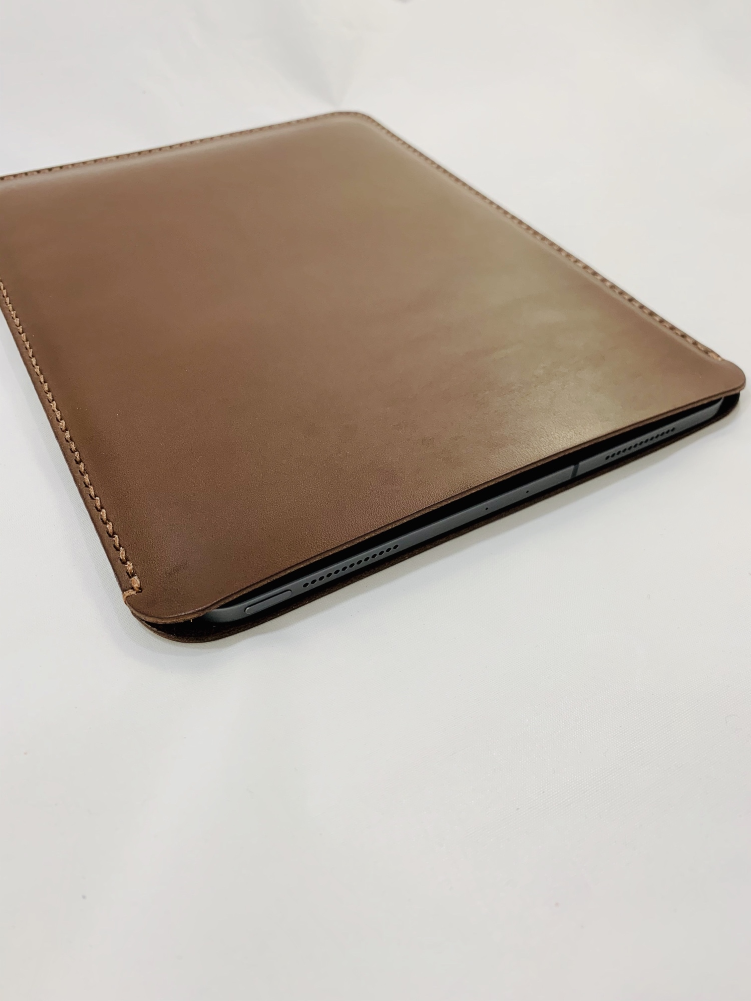 専用「栃木レザーiPad miniケース 縦型」 栃木レザーiPad miniケース 縦型② chocolate(新型iPad mini対応
