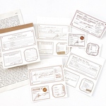 英字 フレーム メモ 30枚set 《writing》[P251]