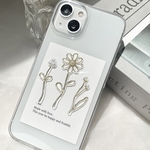 ワイヤーフラワーのiPhoneケース