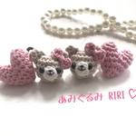 『パルミ様専用』あみぐるみ ヘアゴム  うさぎ＆うさぎ