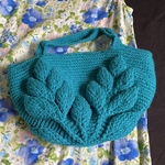 リーフ模様編みのbag
