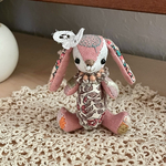 ミニチャーム　ピンクのうさぎさん