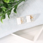 イヤリング　TypeD　ホワイト