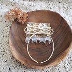 【新作】インド刺繍リボン　ヘアアクセサリー