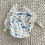 ［SALE］マナーポーチ（もふもふ犬ブルー）