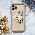 【インナーシート】『ヴェトゥイユのモネの庭』全機種対応　ミニブーケ  スマホケース　インナーシート　花　絵画　ひまわり