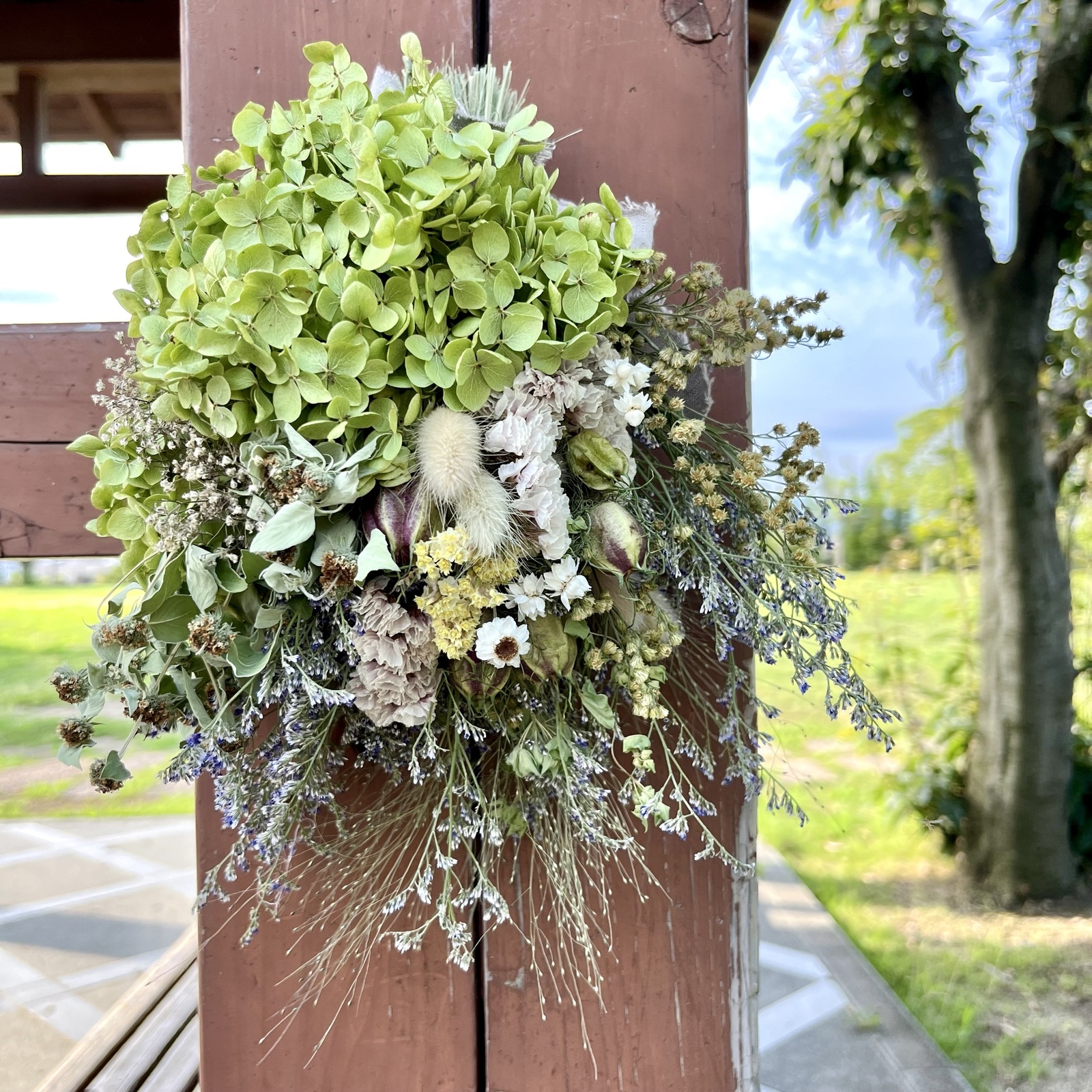 アナベル紫陽花 スワッグ - naturalflowers | minne byGMOペパボ