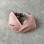 【sale】ドットミニヨン（ピンク）　ヘアバンド