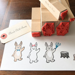 ウサギスタンプ　5点セット