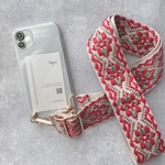 スマホショルダー　スマホストラップ　マルチショルダー　バッグチェーン　全機種対応　iPhone　Android　可愛い　韓国　スマホベルト　モバイルショルダー