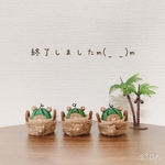 (ラスト)ちびくまちゃん♡すいか🍉カゴ付き