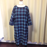 sale.ゆったり 3L  コットンワンピース。