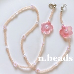 《𝙉𝙀𝙒》子供用🌷マスクチェーン　マスクストラップ　マスクホルダー マスクコード　ビーズアクセサリー　良品