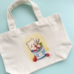 アイスクリームなしろくまトートバッグ