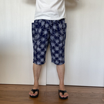 浴衣リメイク　ハーフパンツ