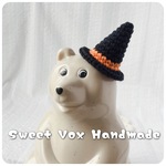 ハロウィン＊定番のとんがり帽子＊しろくま貯金箱＊シロクマ貯金箱＊着せ替え