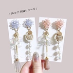 刺繍シリーズピアス【左】2way | melancholily