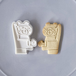 【映画館】シネマくまくん　クッキー型（スタンプ付き）