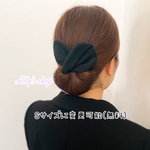 【累計2000本突破】《受注制作》デフトバン　おだんごメーカー　シニヨン　シニヨンメーカー　ギブソンタック　定番　黒　ブラック　冠婚葬祭　ハンドメイド　