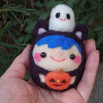 ハロウィンの黒猫マトちゃん