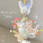 蝶々と花束のサンキャッチャー　2way