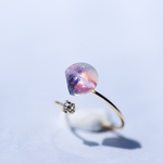 mermaid glass ring (spiral)