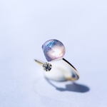 mermaid glass ring (spiral)