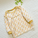 90cmエビフライ🍤柄ベビーtシャツ