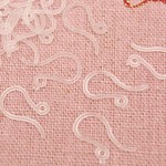 ハンドメイド素材♪樹脂フックピアス/100個/クリア