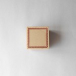 【訳あり】スクエア形切手風フレームスタンプ コラージュやスクラップブッキング ラバースタンプ