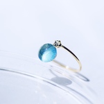 glass venus ring (spiral) #28