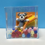 【受注制作】Mシュナウザー　ボールプールへダイブ