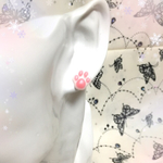 【summer sail】にくきゅうピアスwhite