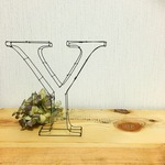 ワイヤーの立体アルファベットAtoZ