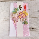 花畑のようなペーパークイリングのご祝儀袋