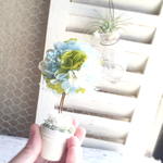 🌼送料無料🌼Thanks❤︎×1000記念♬ちっちゃなトピアリー　夏色ブルー
