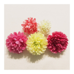 ポンポンマムの髪飾り ピンク系